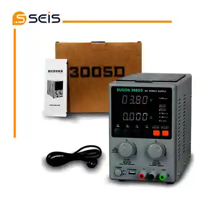 The front part of Sogun 3005D power supply