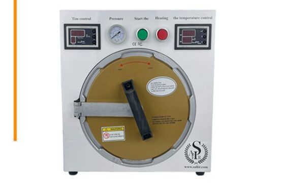 ست دستگاه تعویض گلس (لمینیتور + حبابگیر)